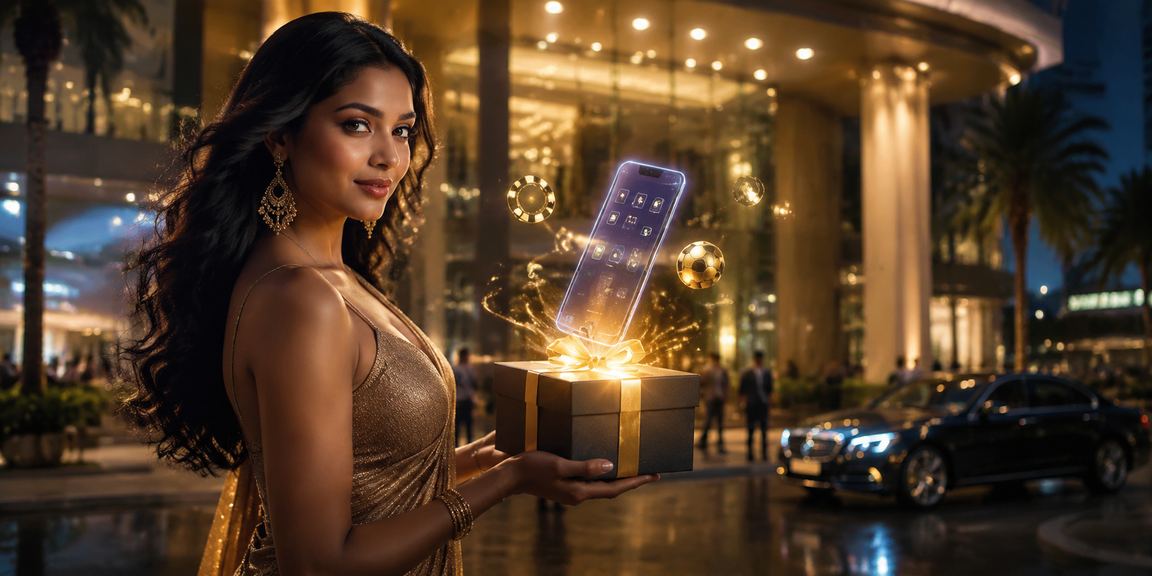 Player enjoying live casino on mobile app in India